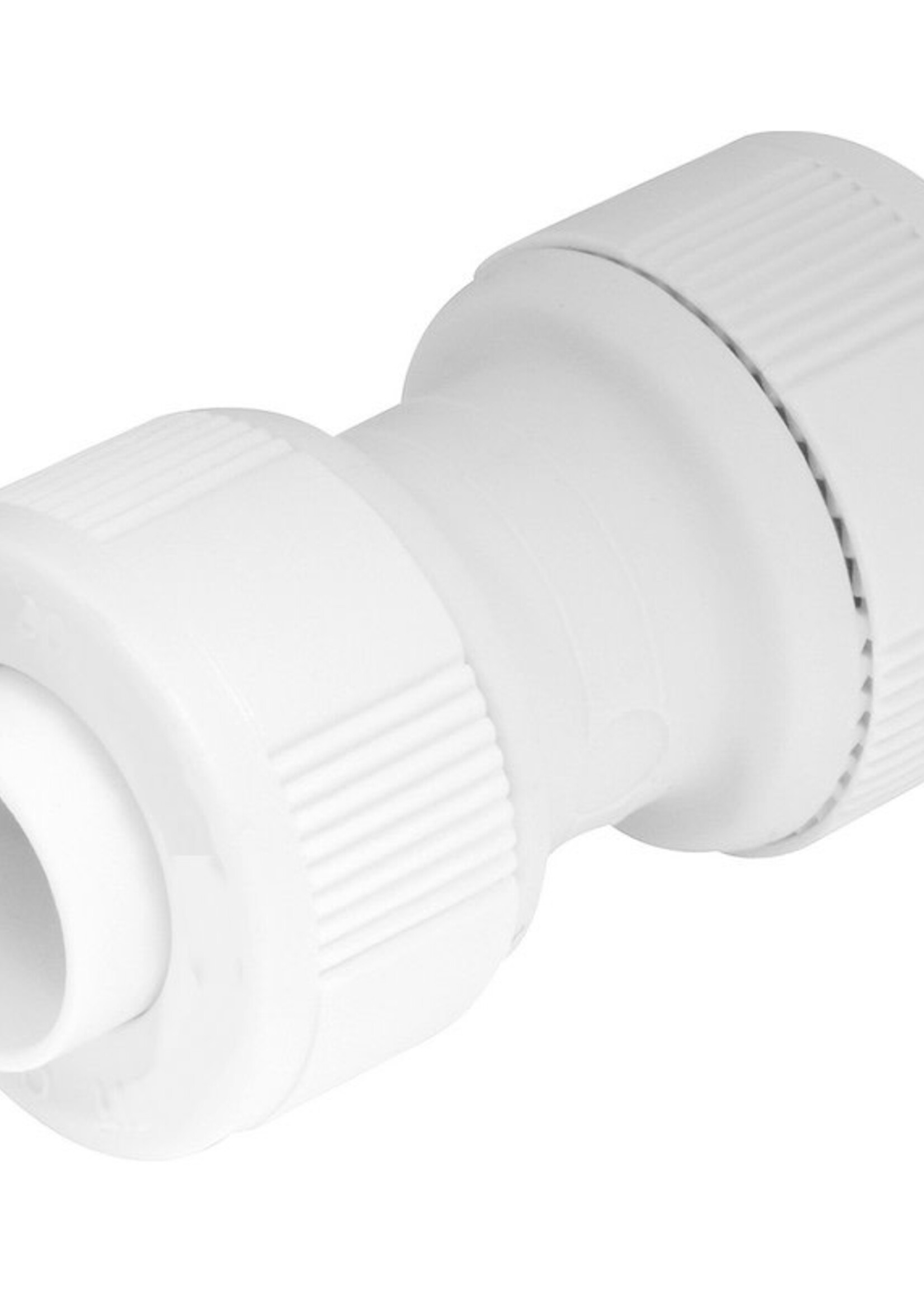 Securplumb Securplumb Straight Connector White (Dia)15mm