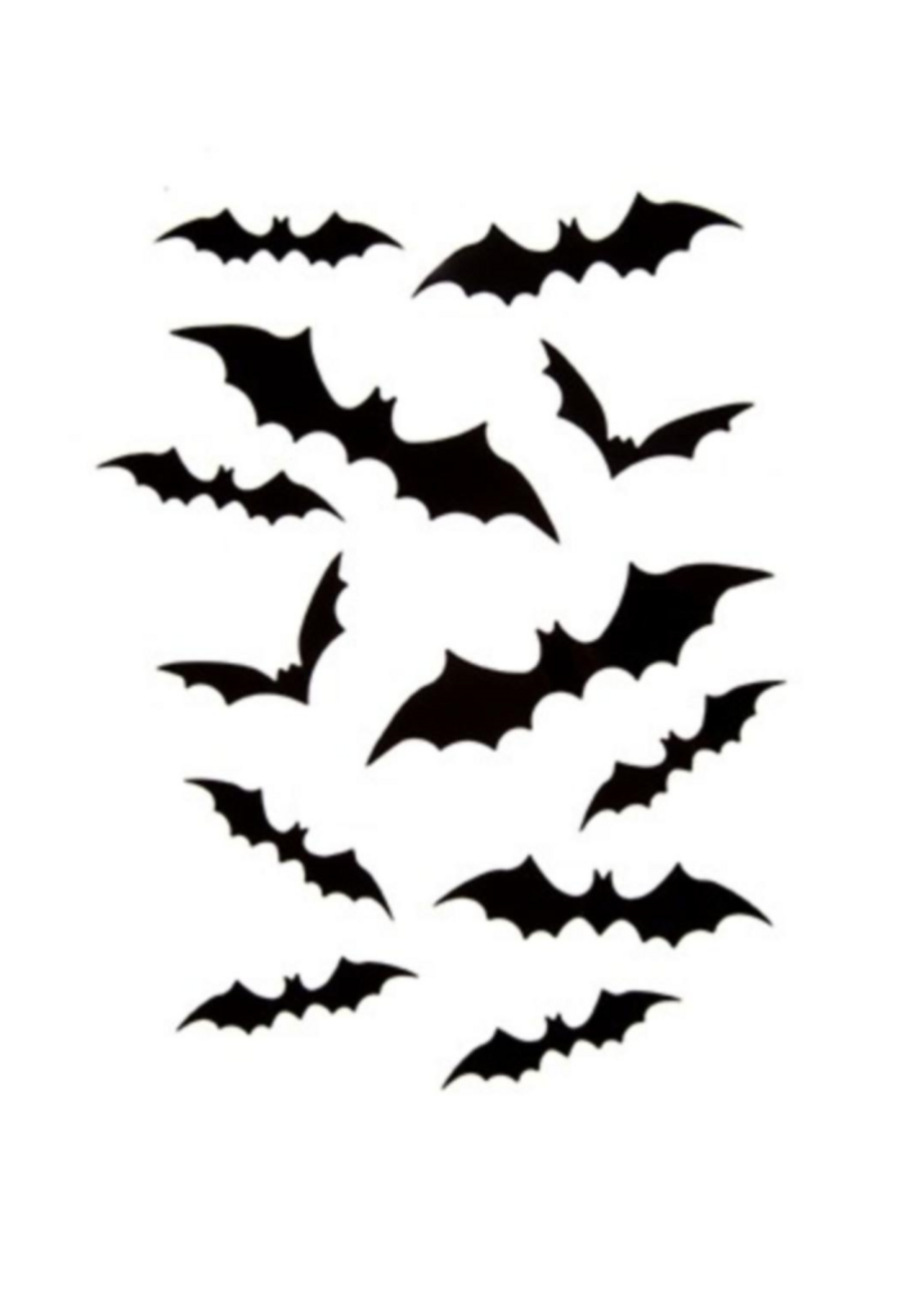 Premier Bat 3D Decoration 12pcs