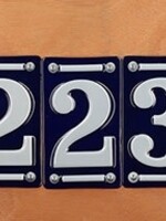 Enamel House Number