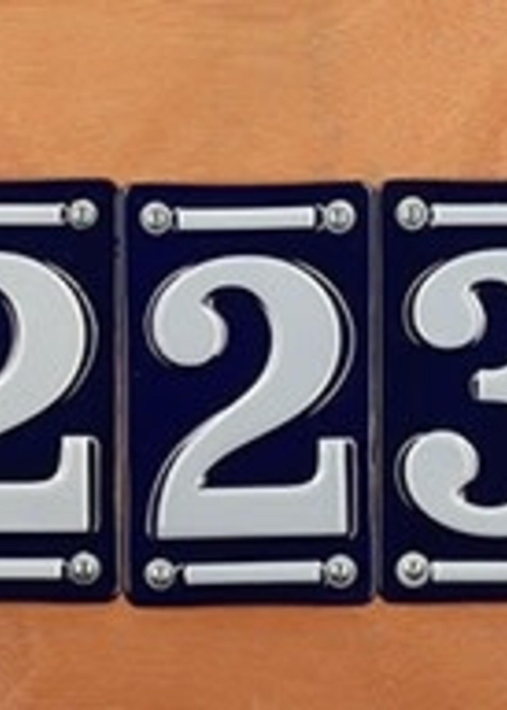 Enamel House Number
