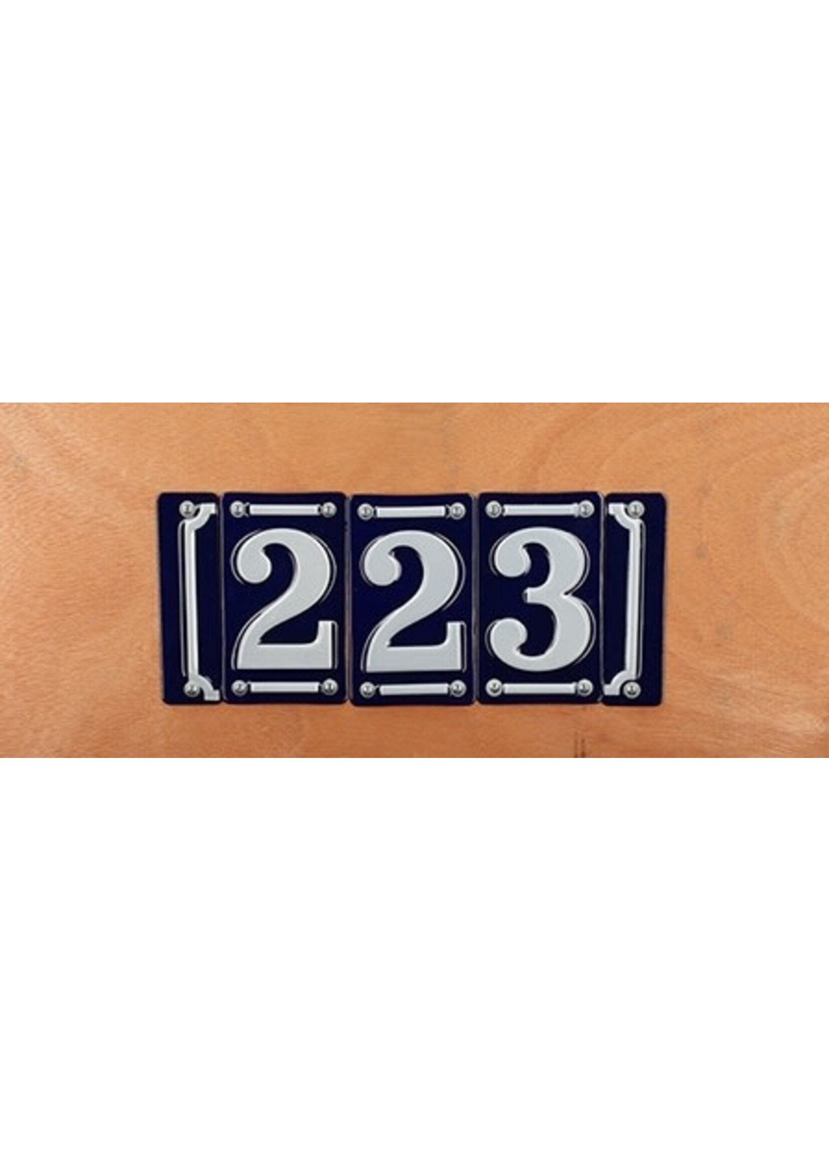Enamel House Number