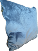 Blue Velvet style Cushion 40x40cm (16"x16")