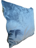 Blue Velvet style Cushion 40x40cm (16"x16")