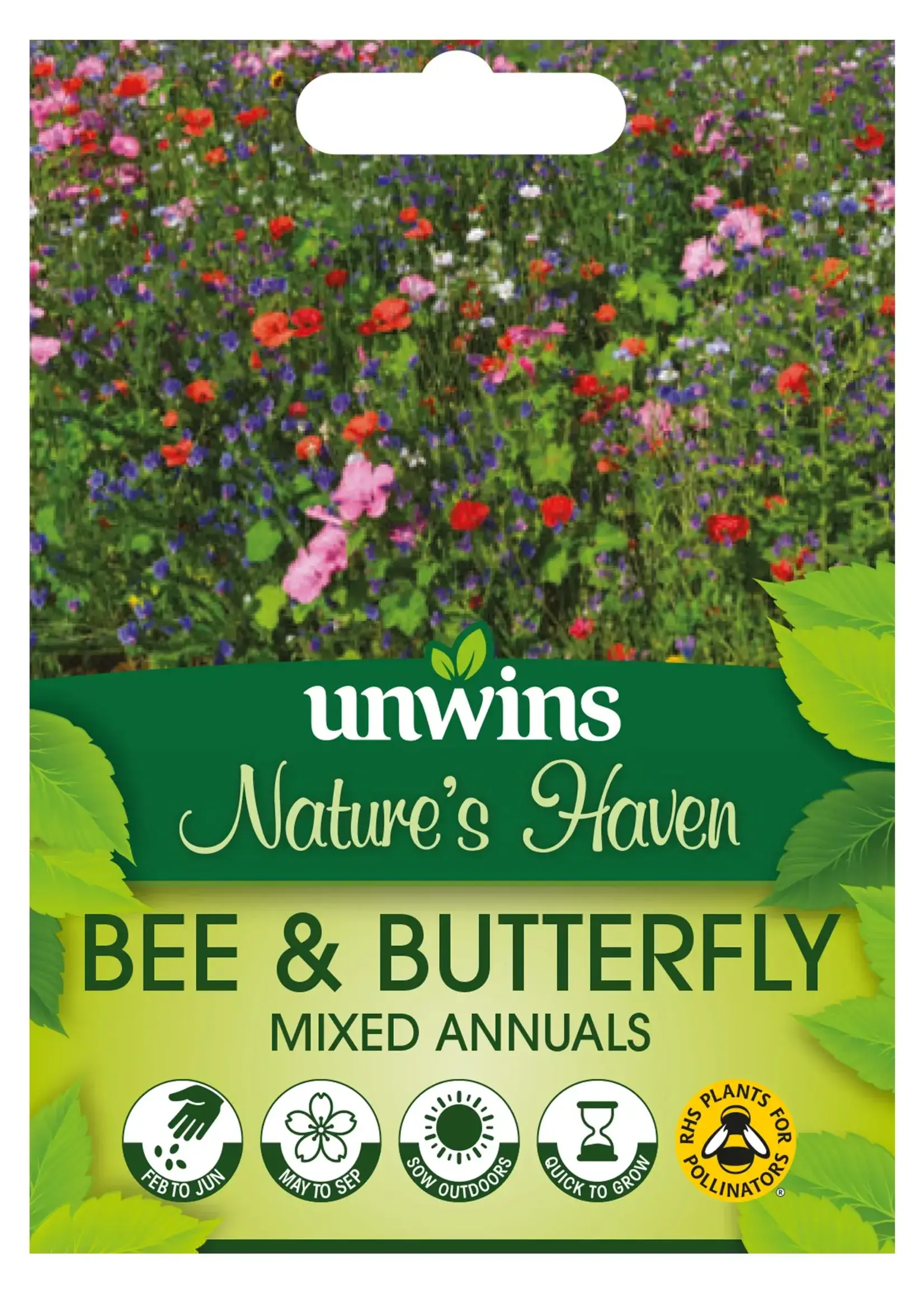 Unwins Nature's Haven Bee and Butterfly Mixed Annuals