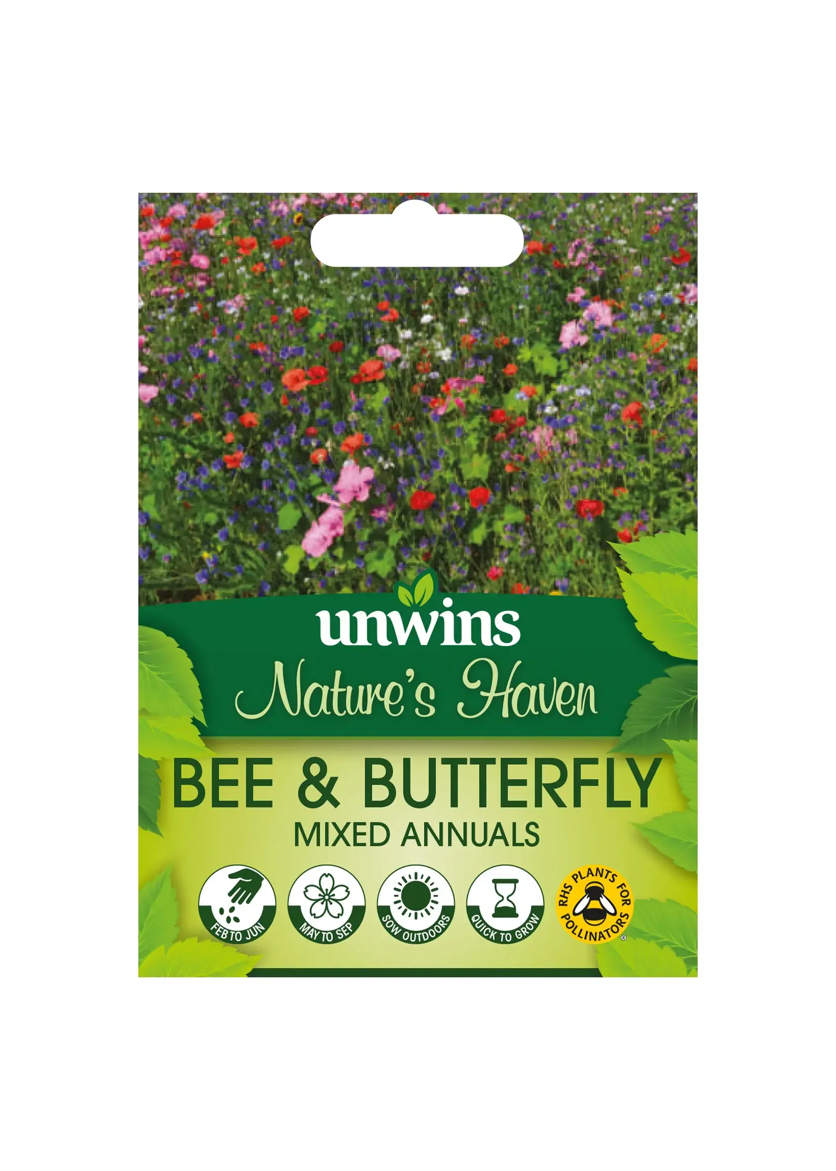 Unwins Nature's Haven Bee and Butterfly Mixed Annuals