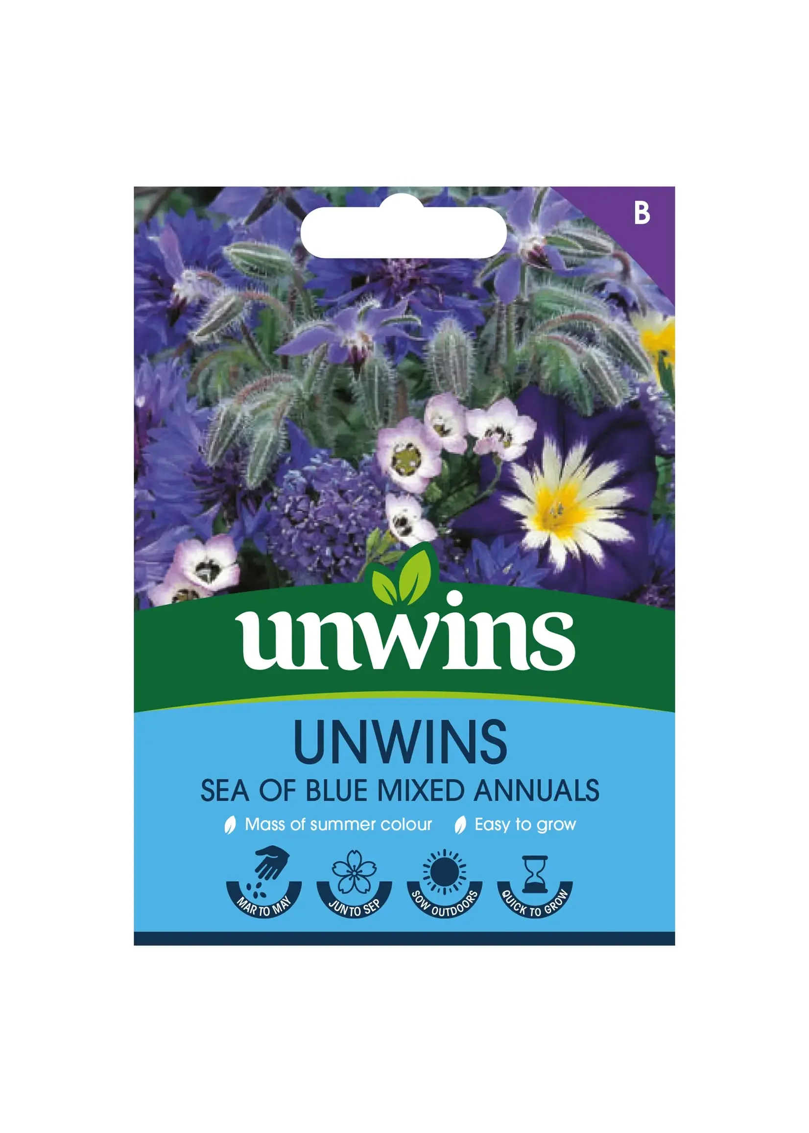 Unwins Sea of Blue - Mixed Annuals