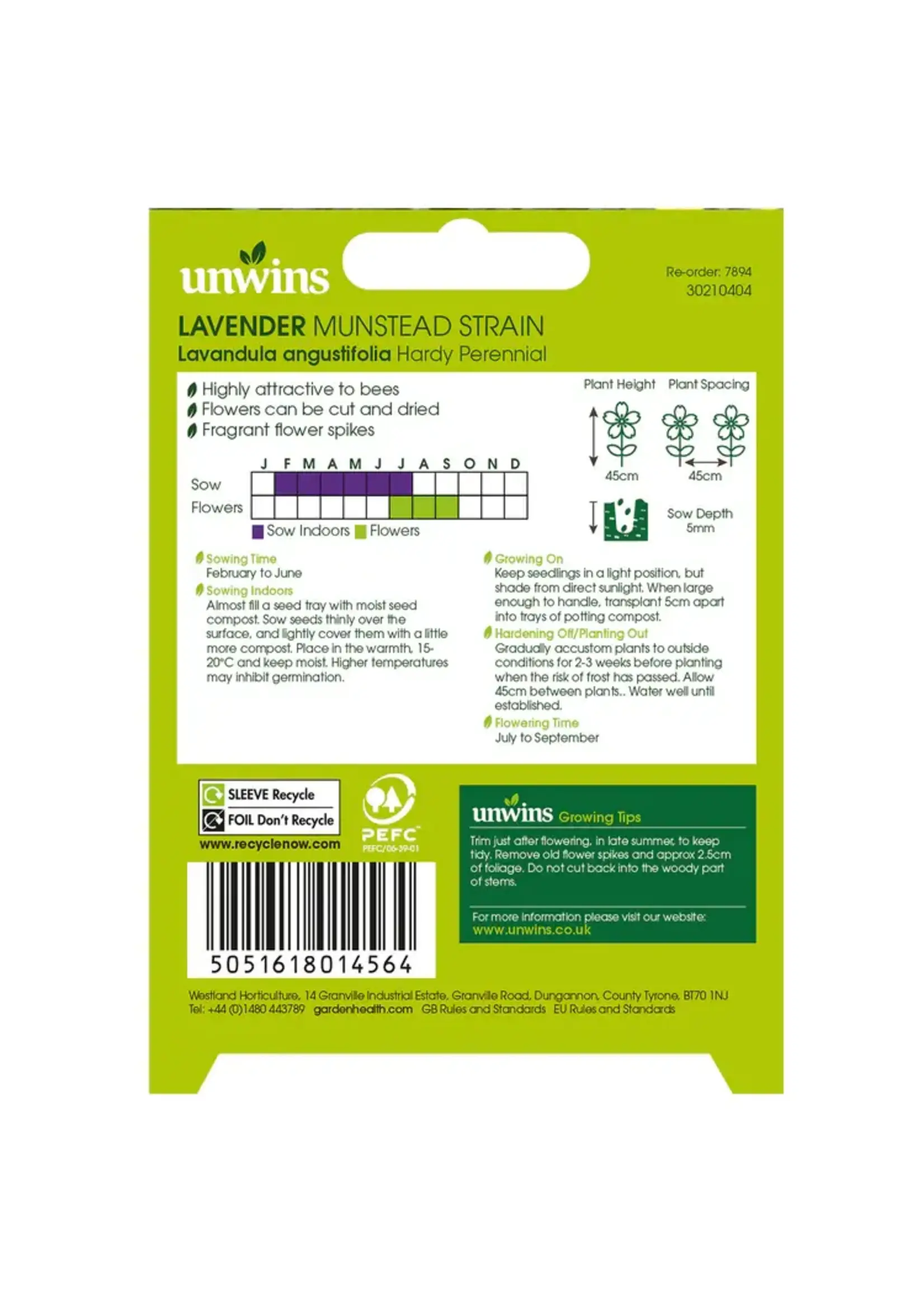 Unwins Nature's Haven Lavender - Munstead Strain