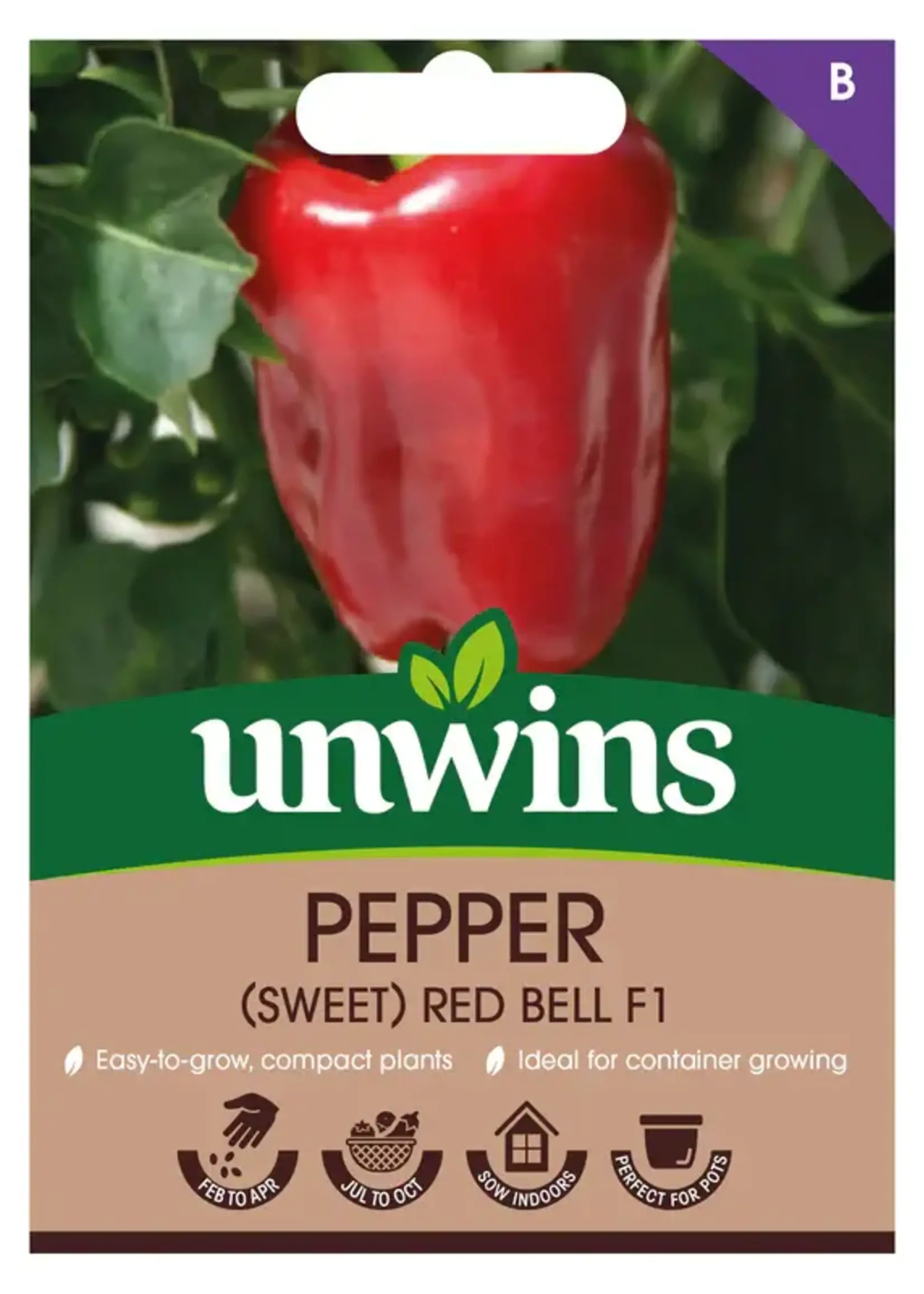 Unwins Pepper (Sweet) Red Bell F1