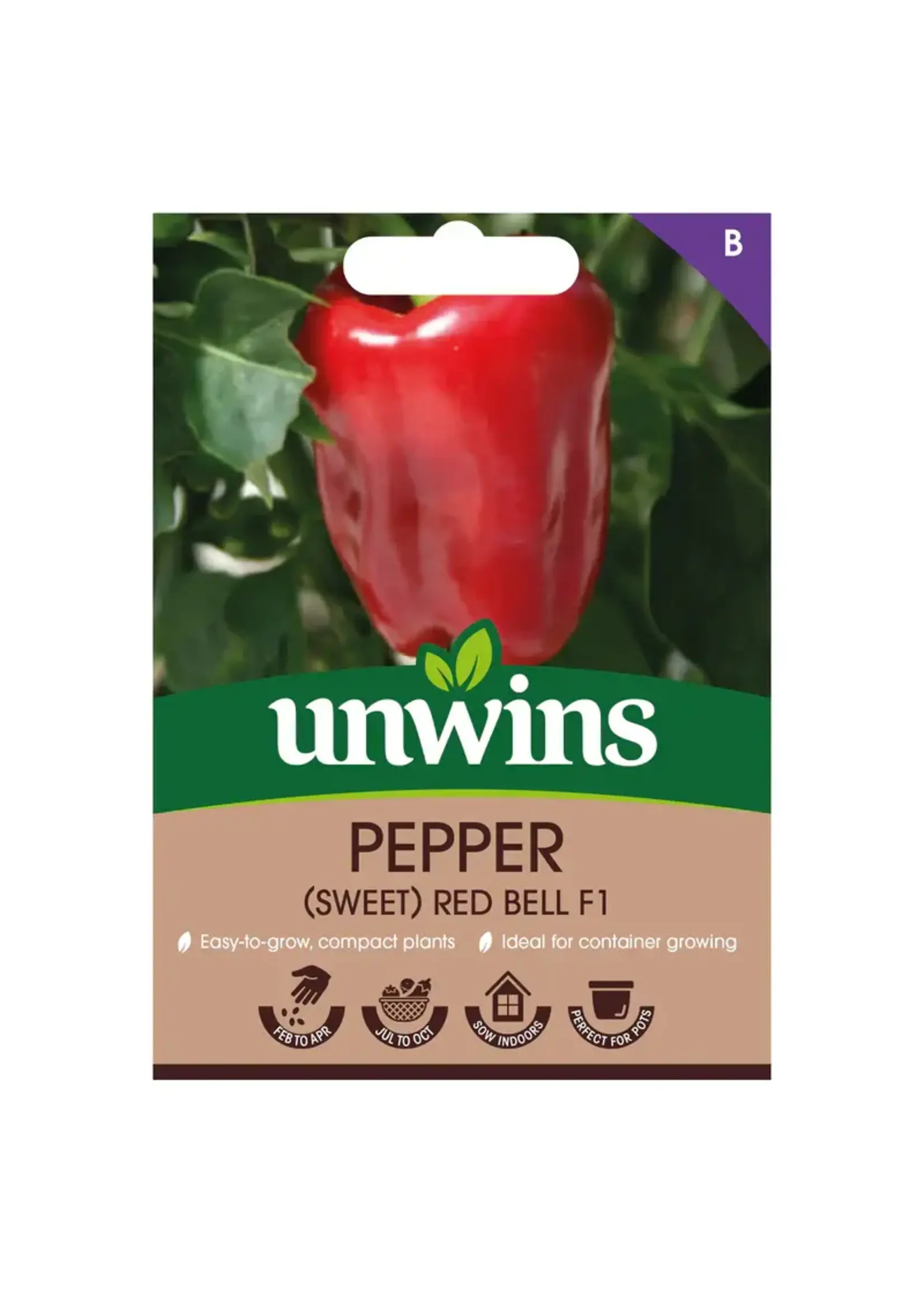 Unwins Pepper (Sweet) Red Bell F1
