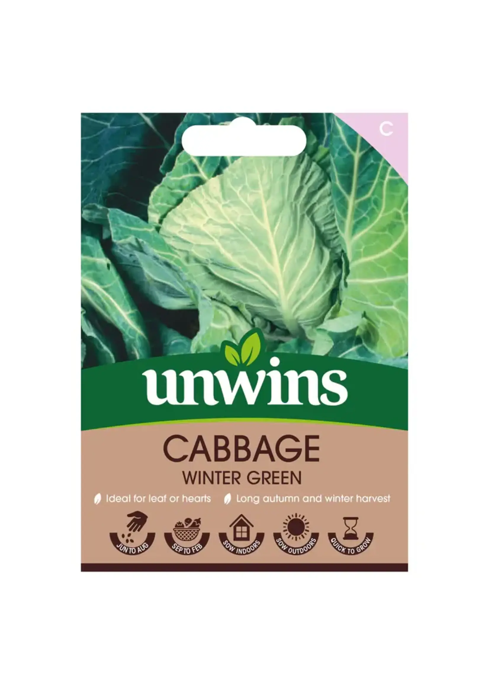 Unwins Cabbage (Spring Greens) Winter Green