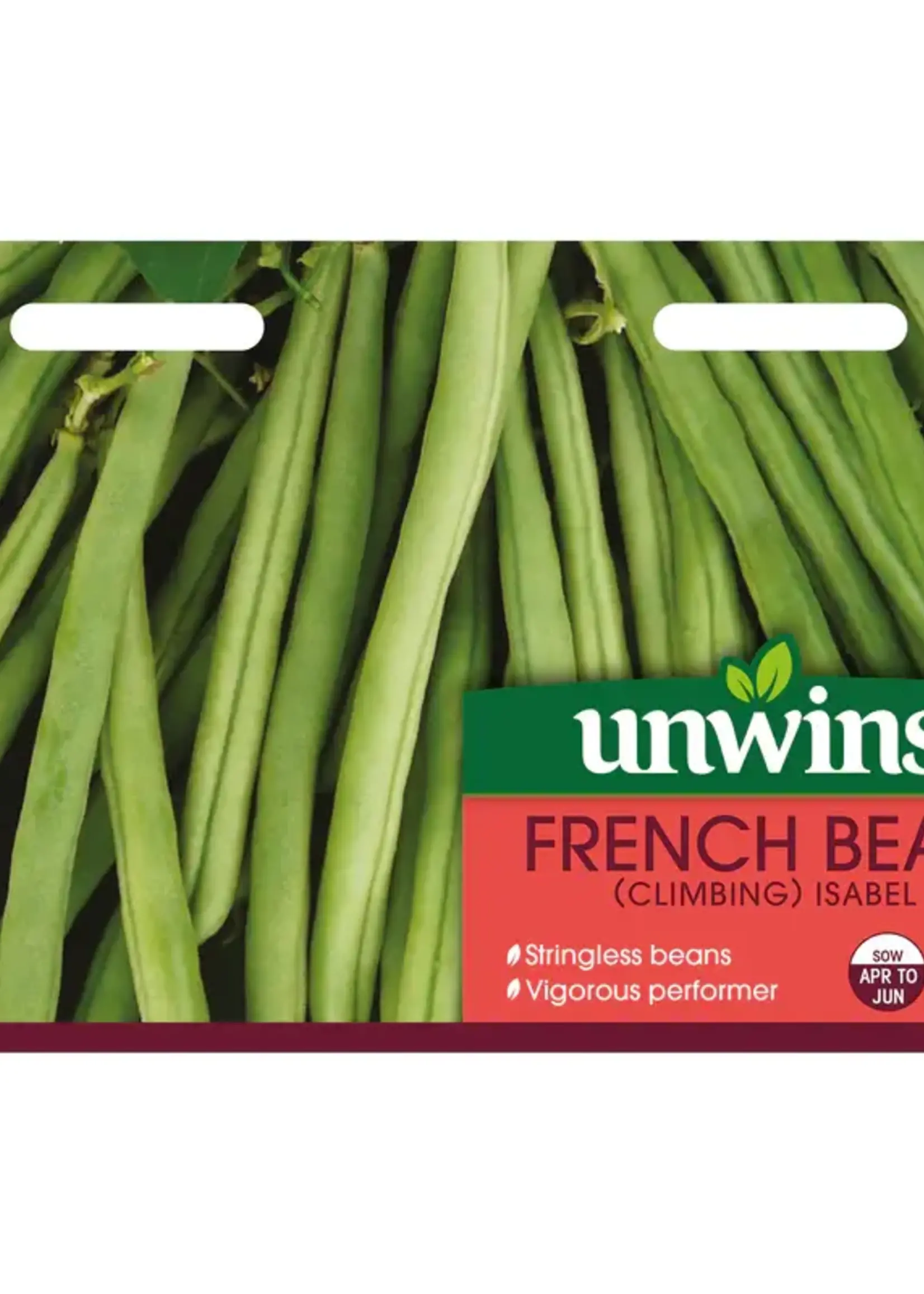 Unwins French Bean - (Climbing) Isabel