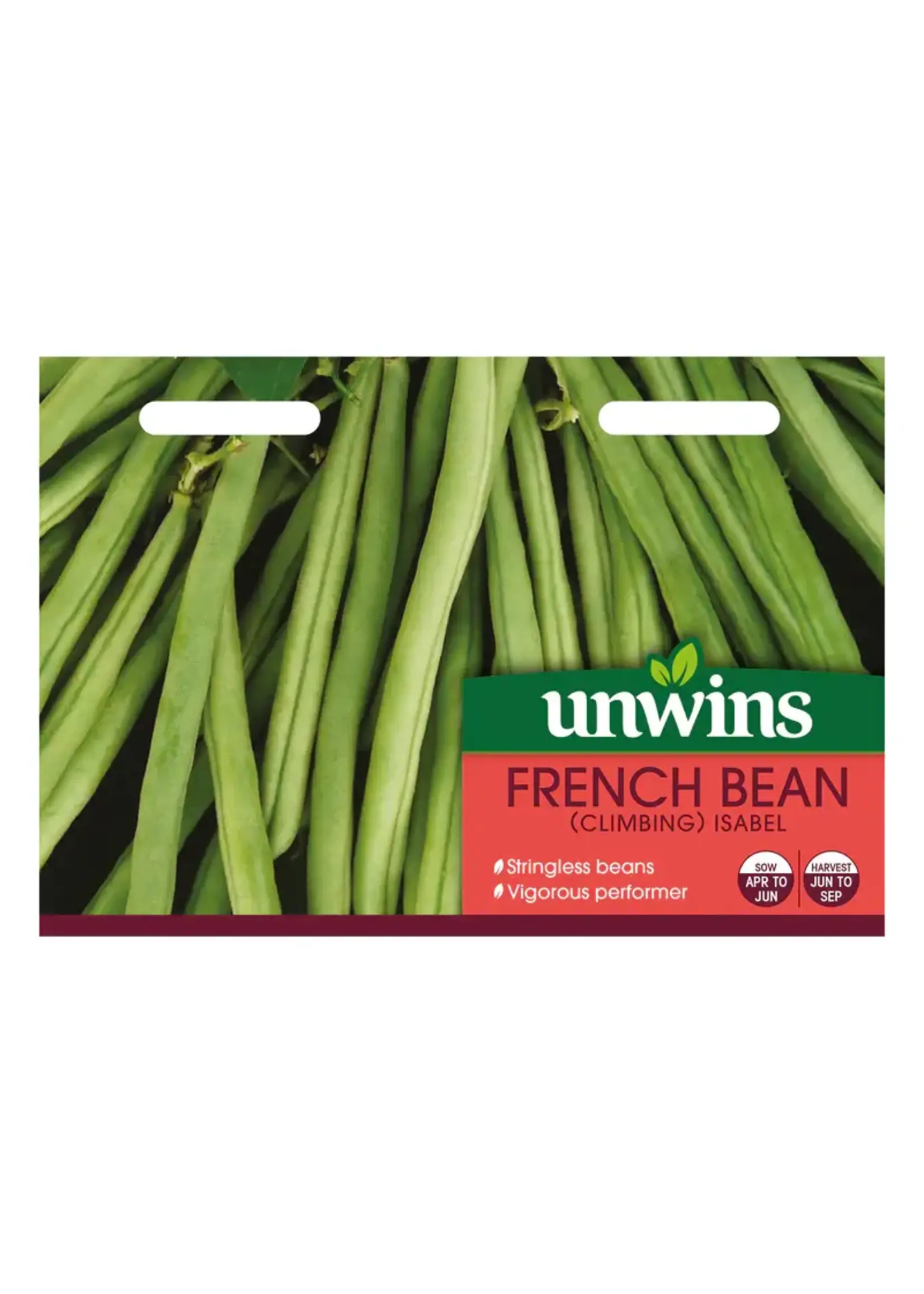 Unwins French Bean - (Climbing) Isabel