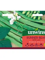 Unwins Runner Bean - White Lady