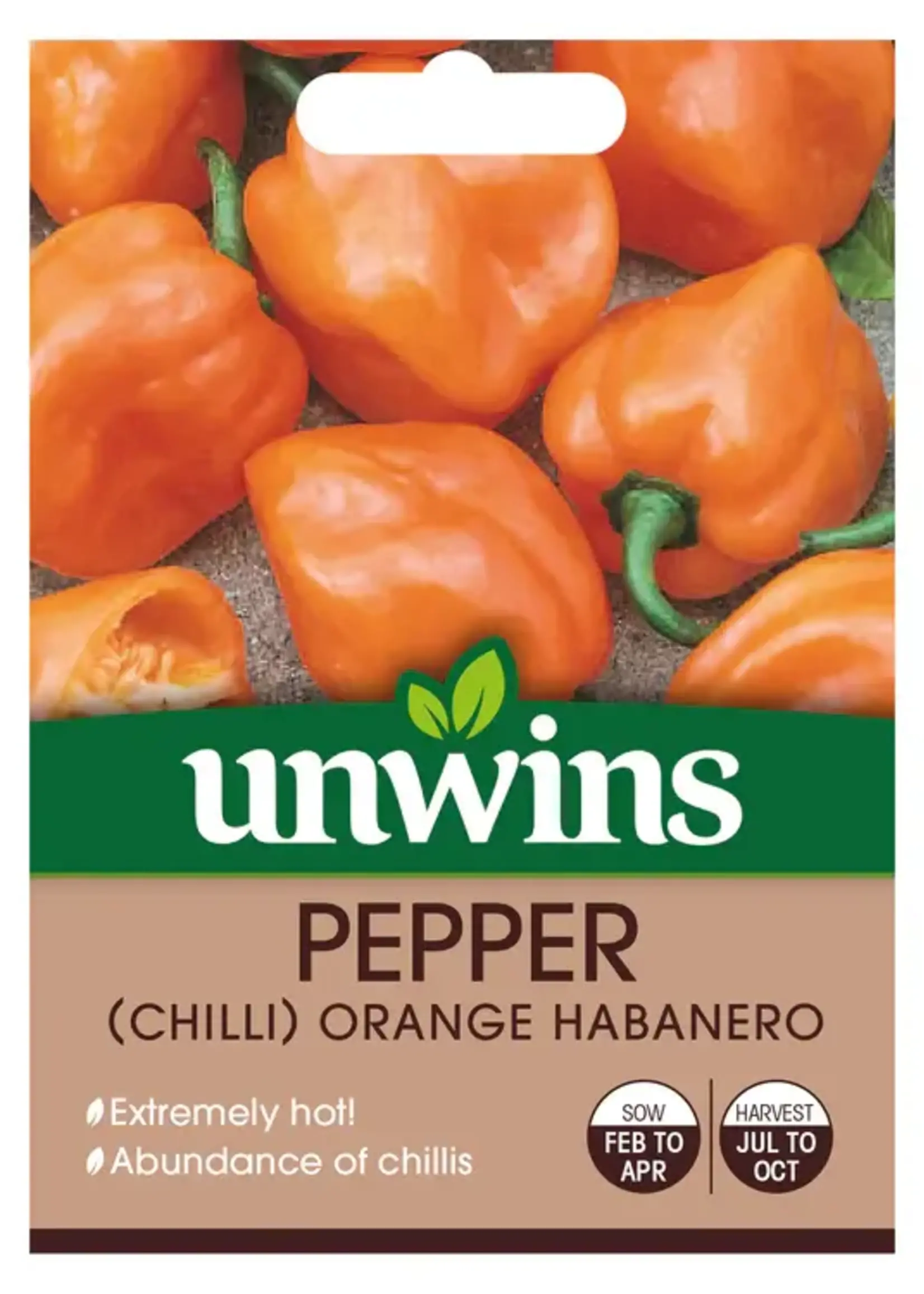 Unwins Pepper Chilli - Orange Habanero
