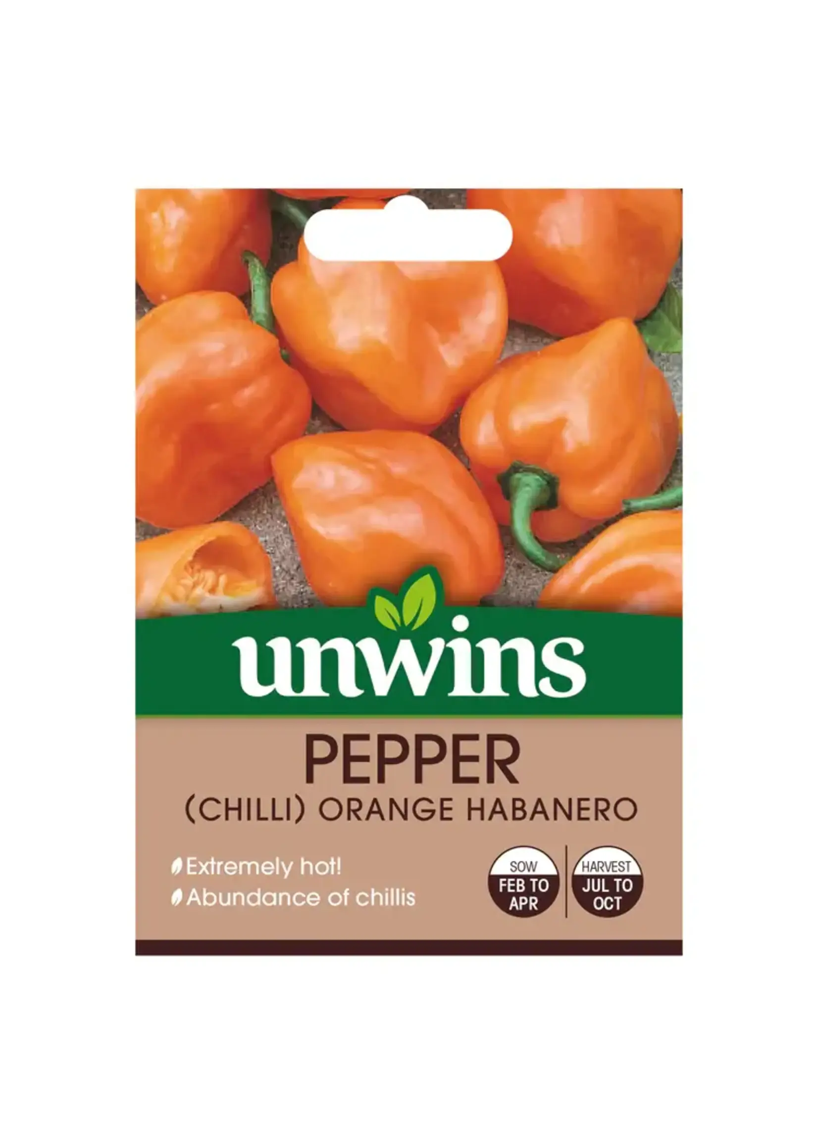 Unwins Pepper Chilli - Orange Habanero