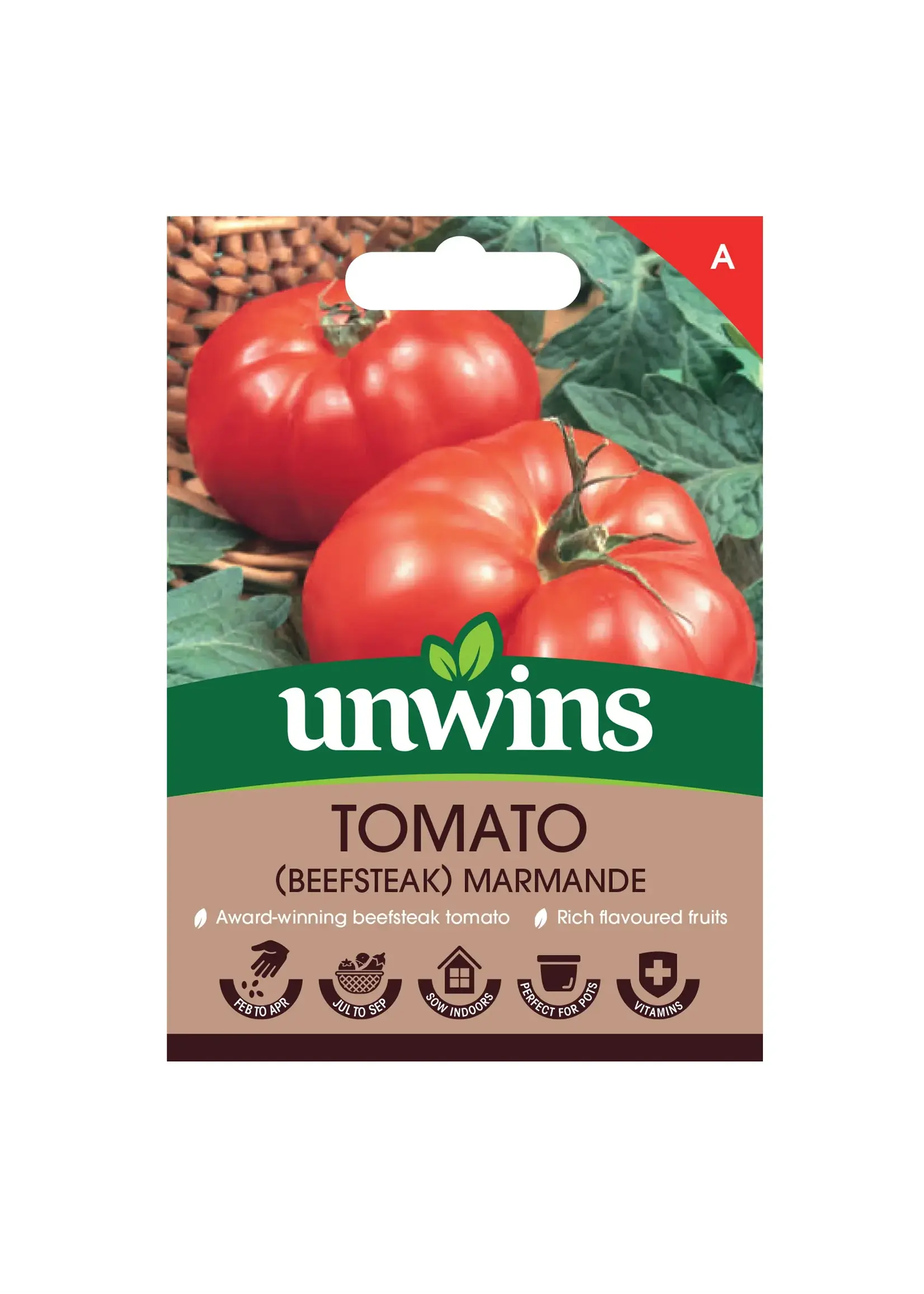 Unwins Tomato - Beefsteak Marmande