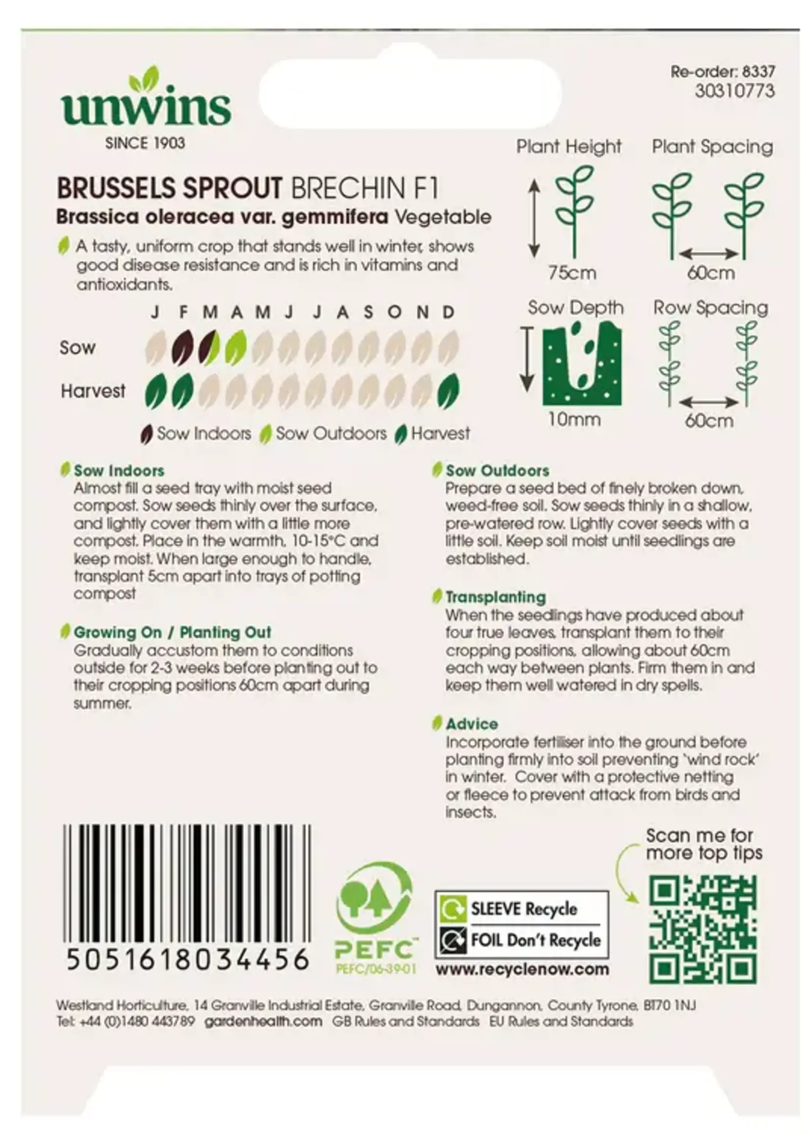 Unwins Brussels Sprout - Brechin F1