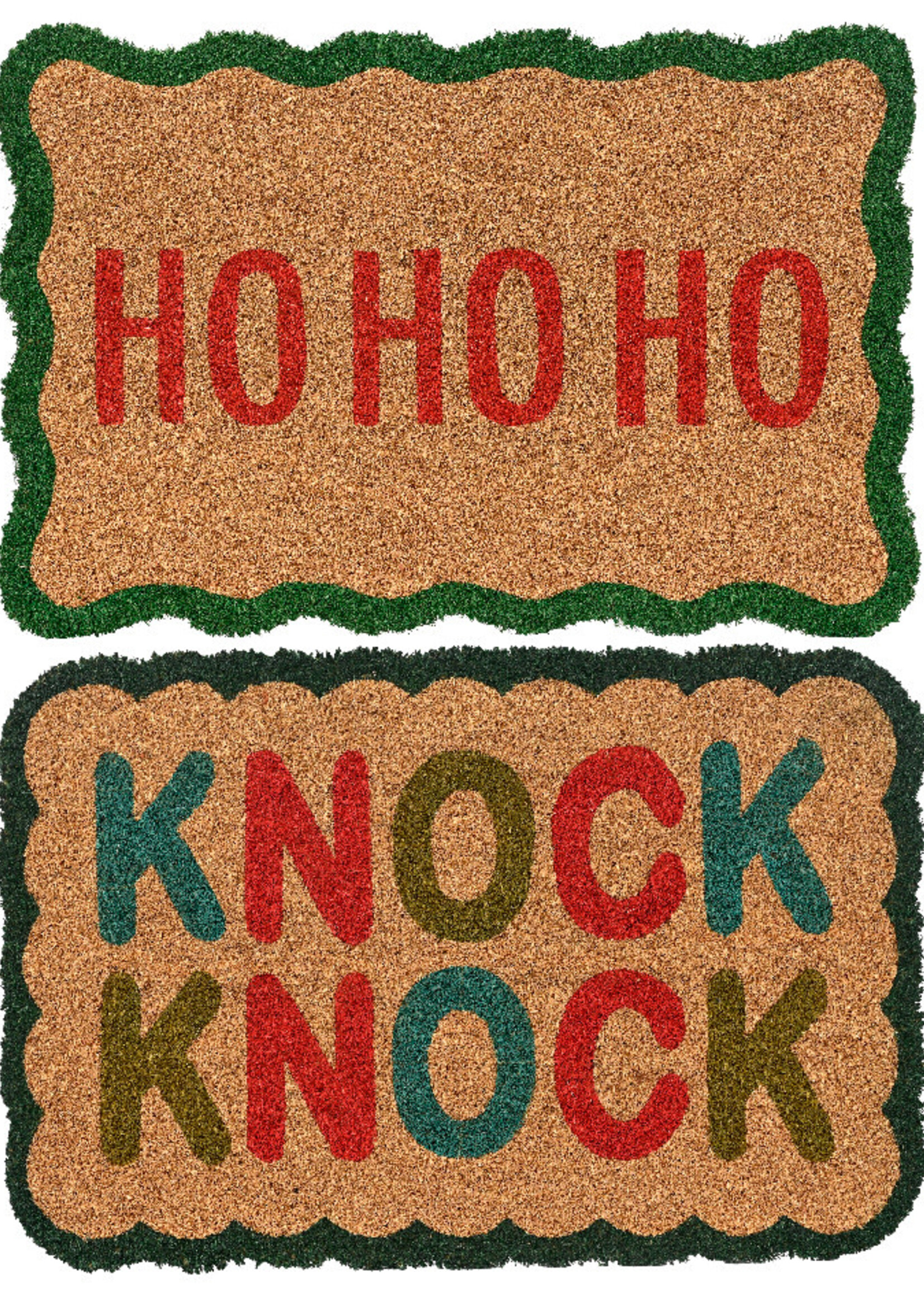 Decoris Wavey Knock Knock Door Matt 60x40cm