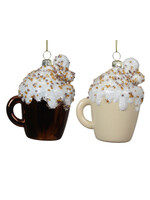 Decoris Hot Chocolate/ Coffee  Mug Bauble Assorted Colour - Price is for one