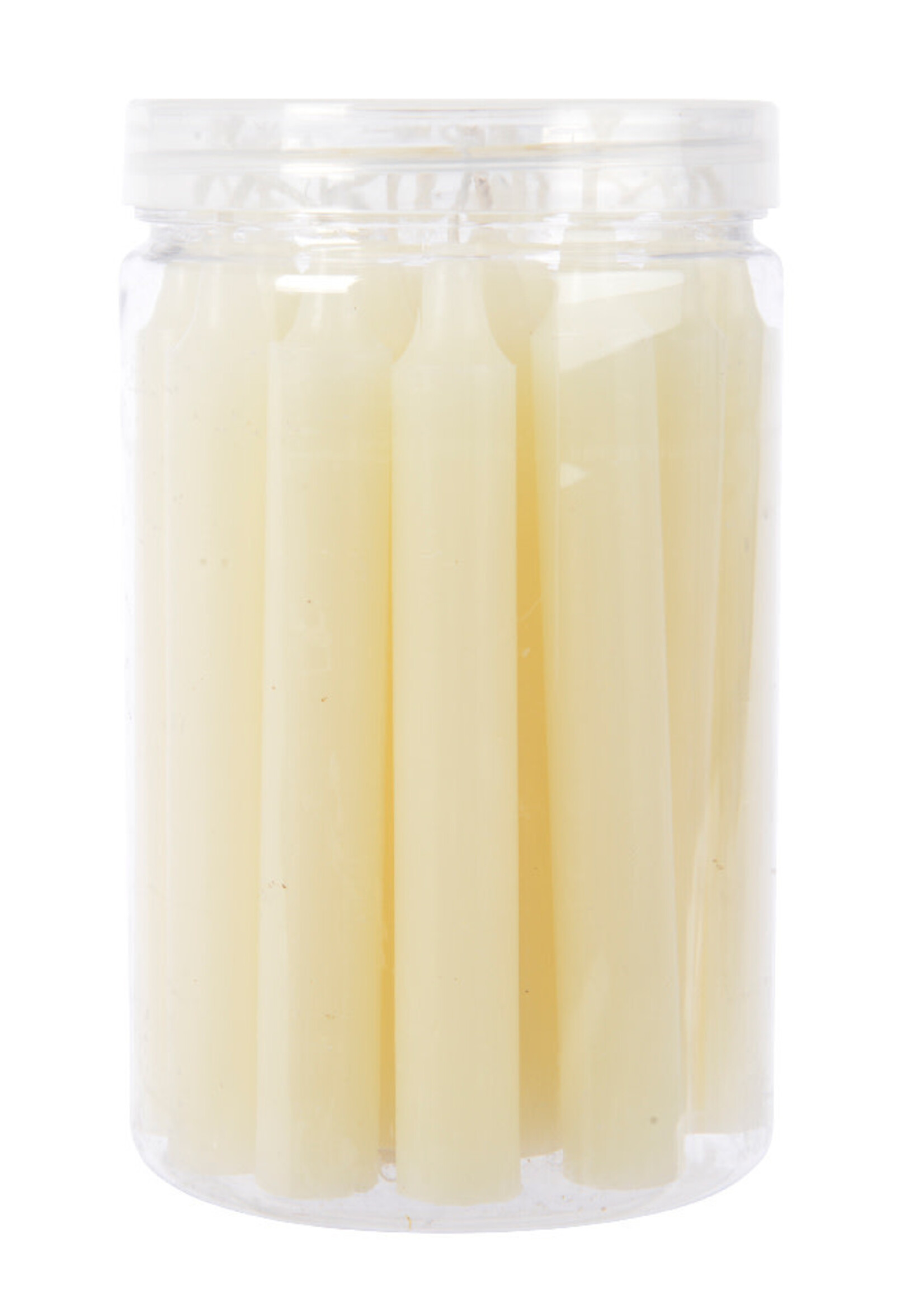 Mini Ivory Dinner Candles 22 Pack