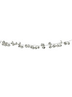 Decoris Silver Bell Garland 120cm