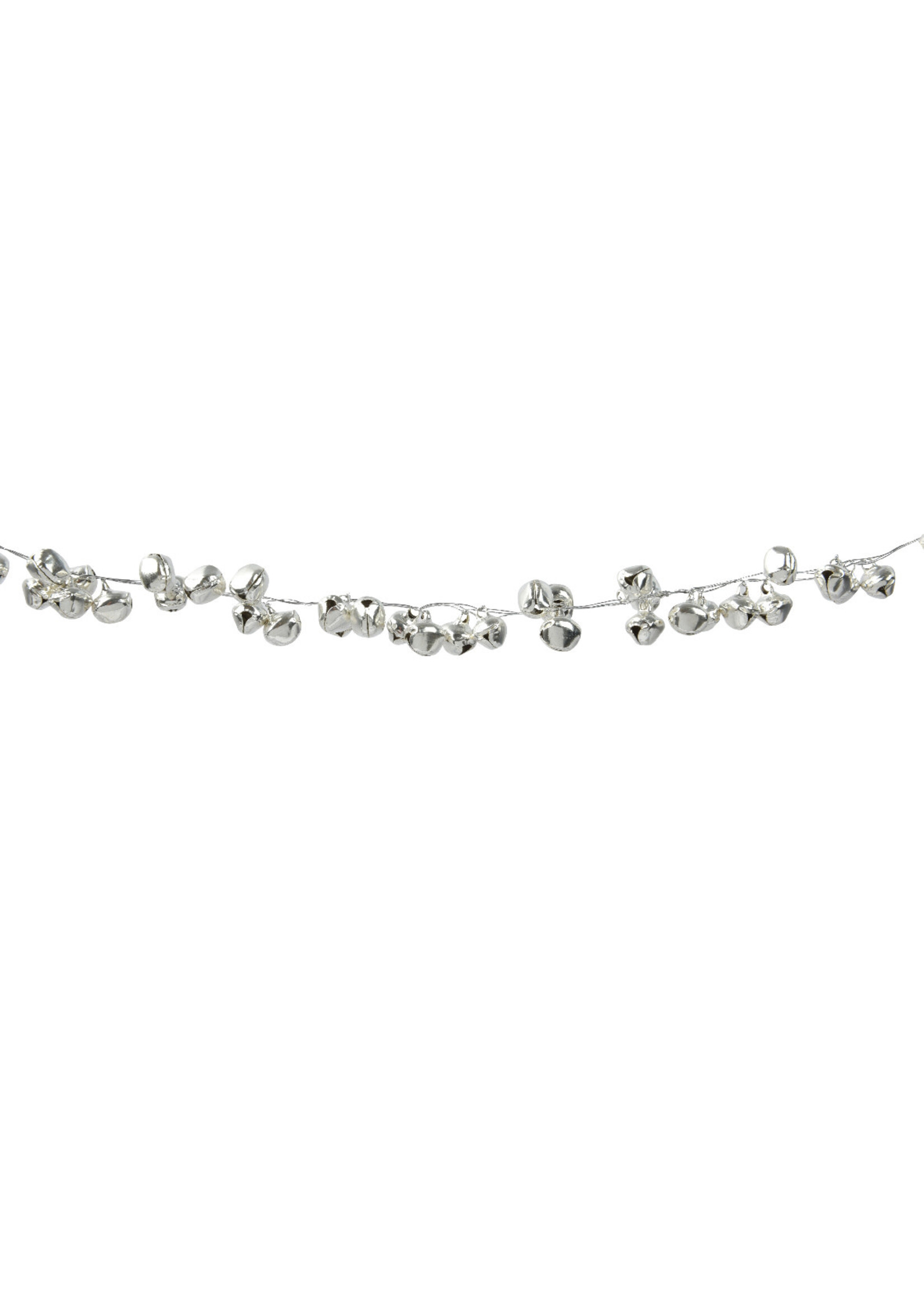 Decoris Silver Bell Garland 120cm