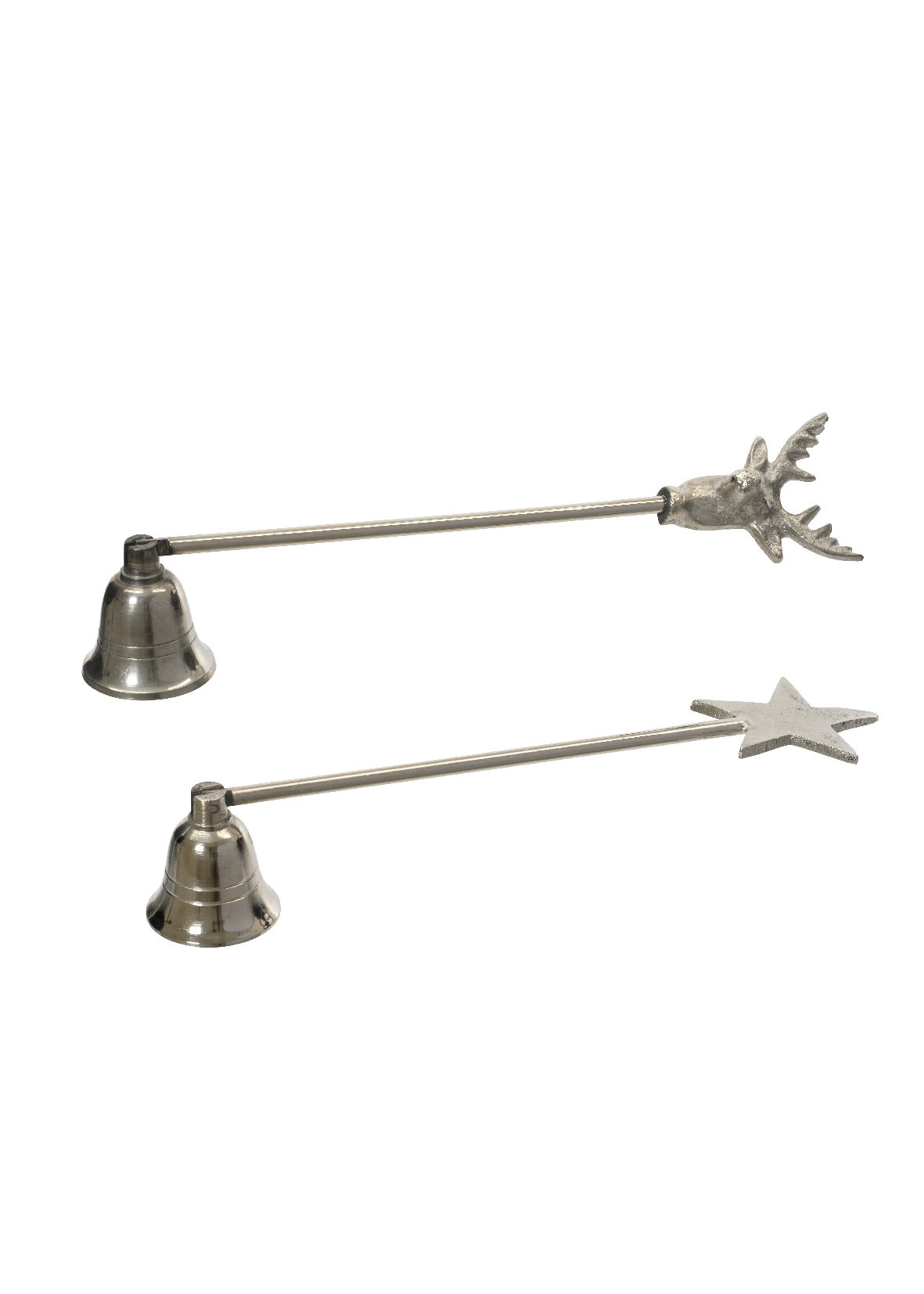 Decoris Candle Snufffer Silver - Deer or Star Price is for one