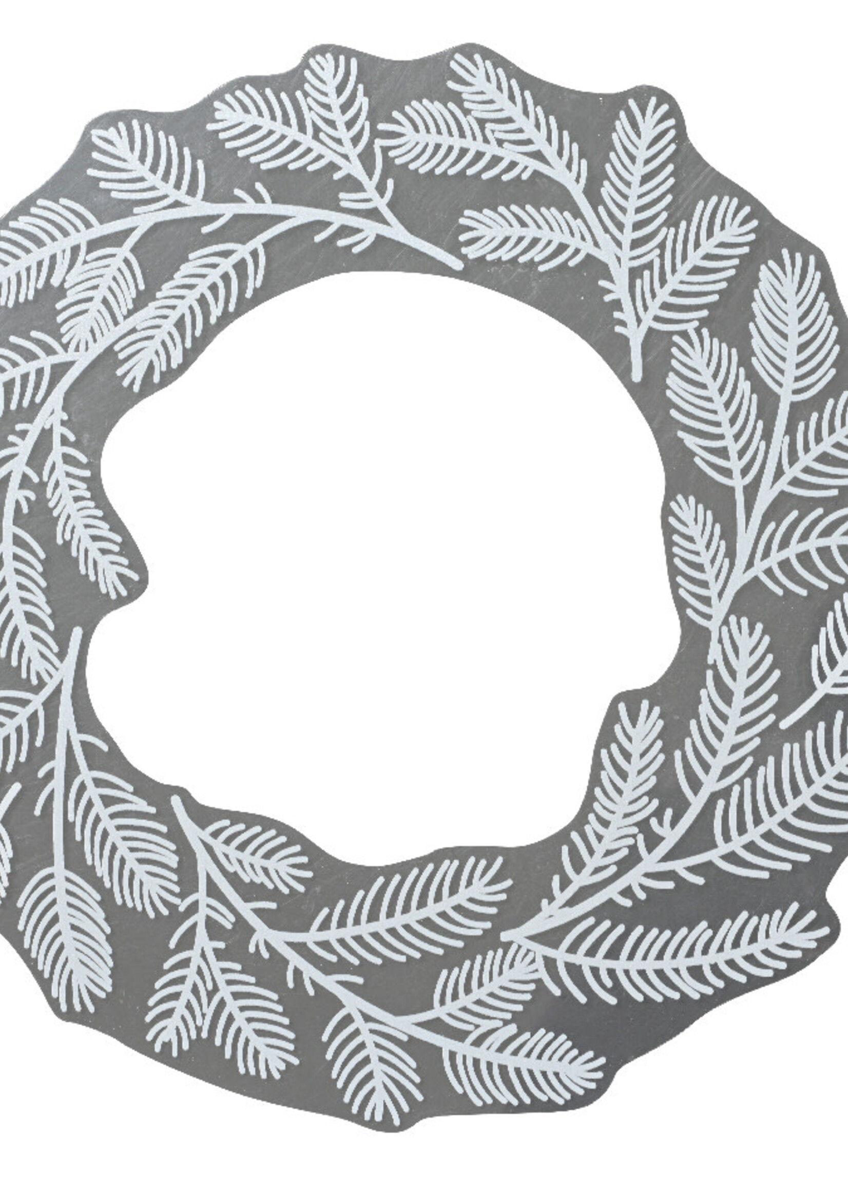 Wreath Window Sticker 38cm