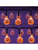 Premier Pumpkin Battery Lights - 10x Red LEDs Indoor