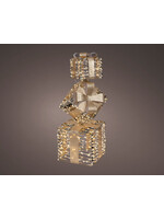 Lumineo Stacked Light Up Parcels Gold Warm White 600 LEDs 73cm