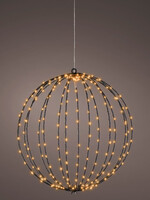 Lumineo Light Up Black Wire Globe - Classic Warm 38cm 240 LED Lumineo Light Up Black Wire Globe - Classic Warm 38cm 240 LED