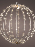 Lumineo Light Up White Wire Globe - Warm White 38cm 240 LED