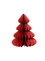 Decoris Red Large Paper Tree Decoration 60cm