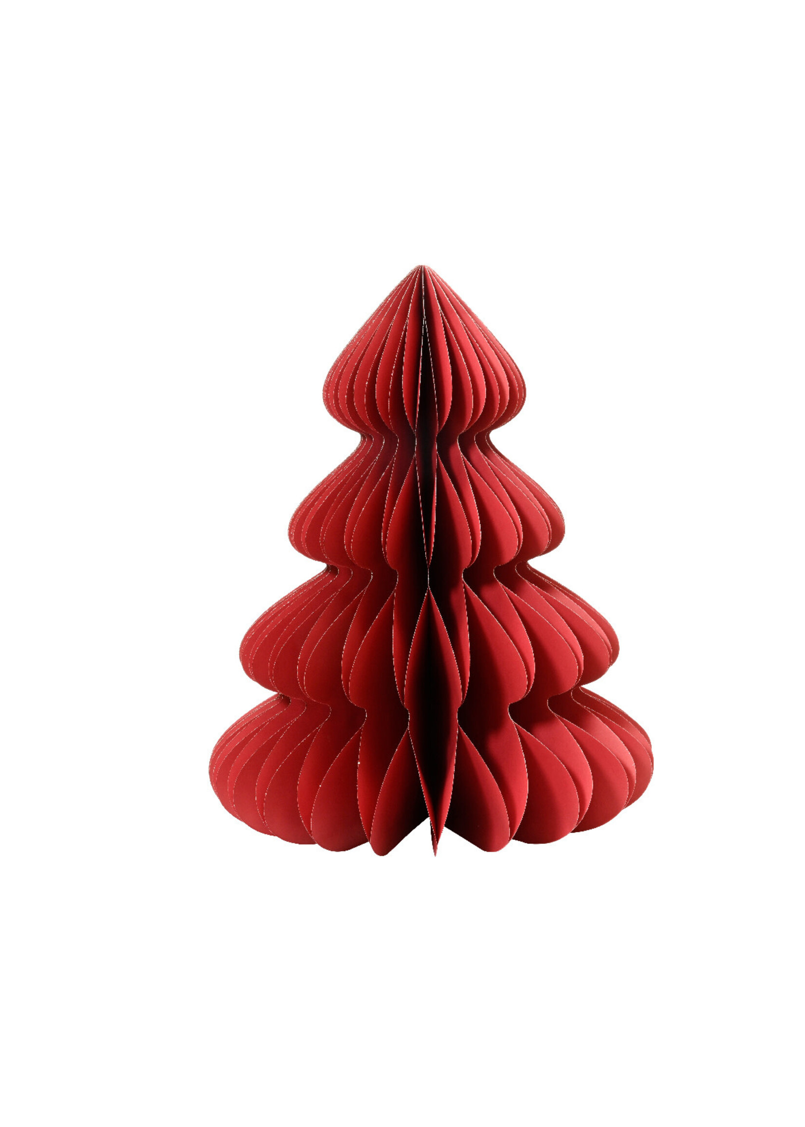 Decoris Red Large Paper Tree Decoration 60cm