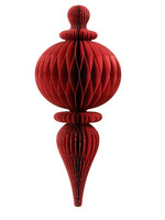 Decoris Red Large Hanging Paper Ornament 80cm