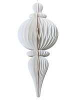 Decoris White Large  Hanging Paper Ornament 80cm