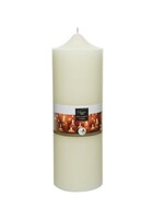 Decoris Church Pillar Candle Ivory 10 x 25cm 195Hours