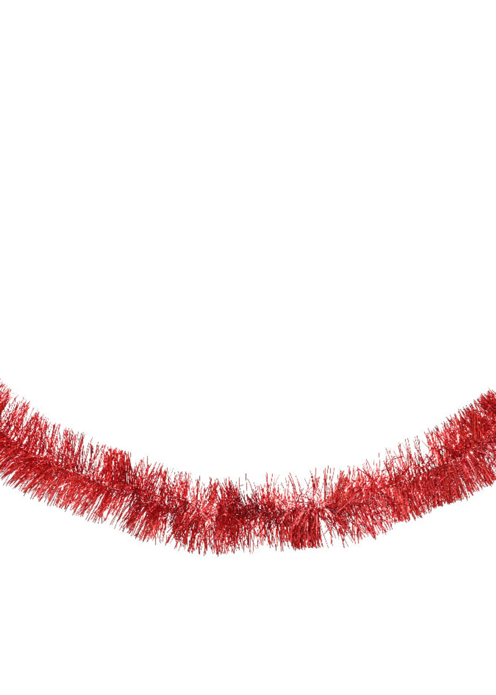 Red Tinsel  2.7m x 7cm