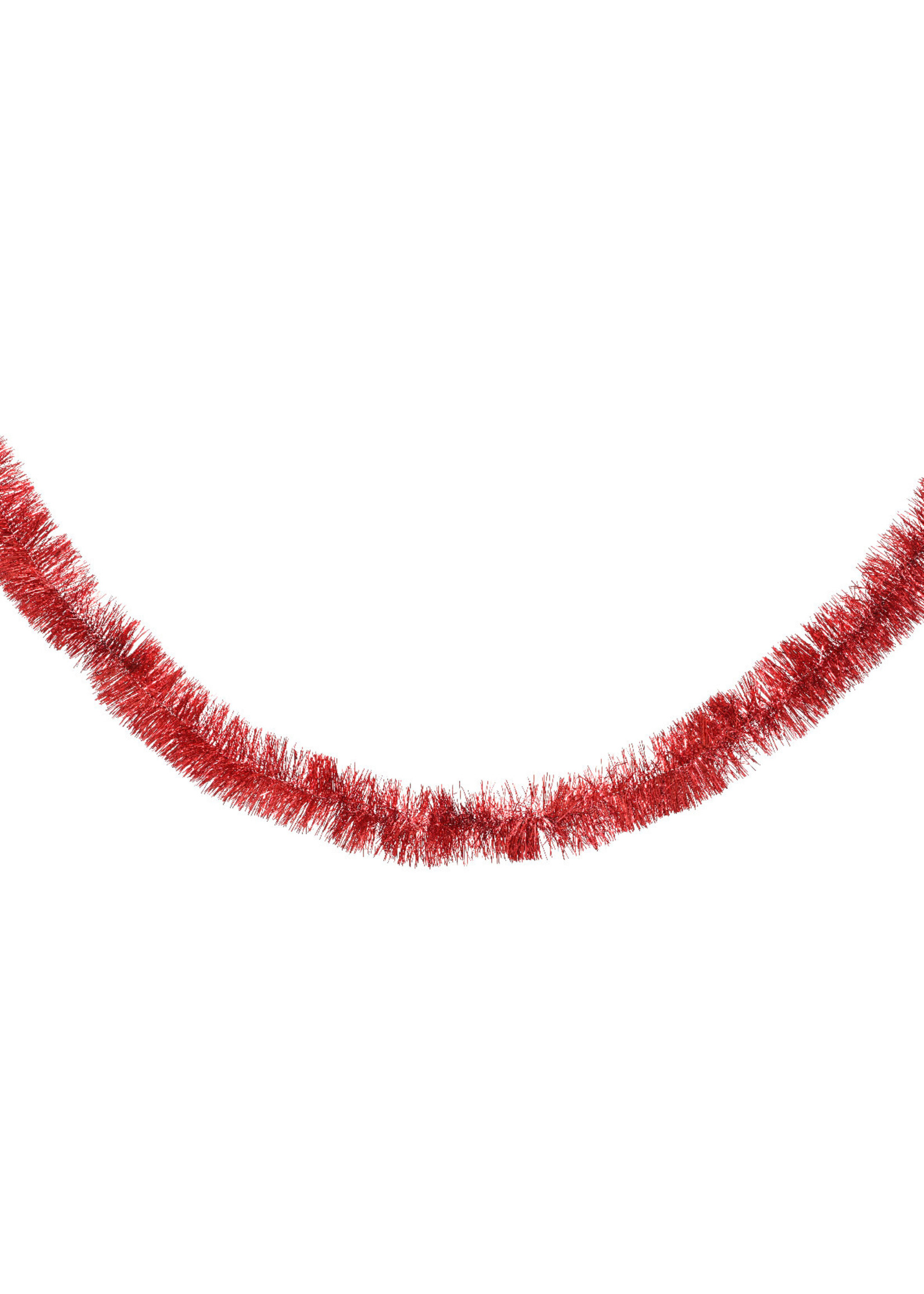 Red Tinsel  2.7m x 7cm