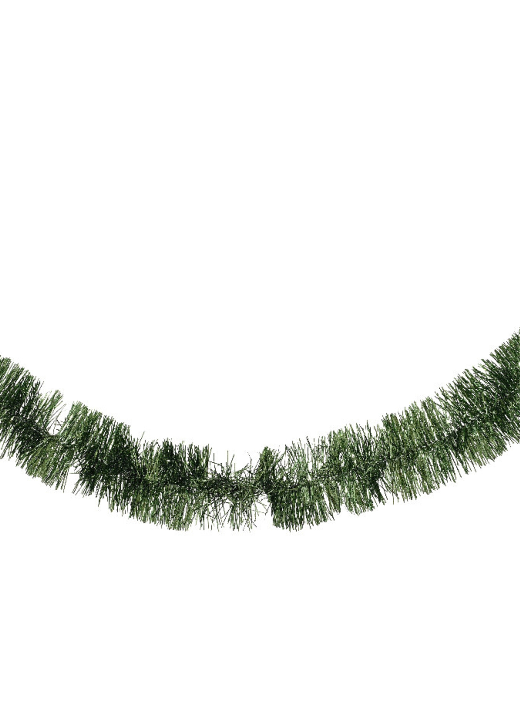 Pine Green Tinsel  2.7m x 7cm