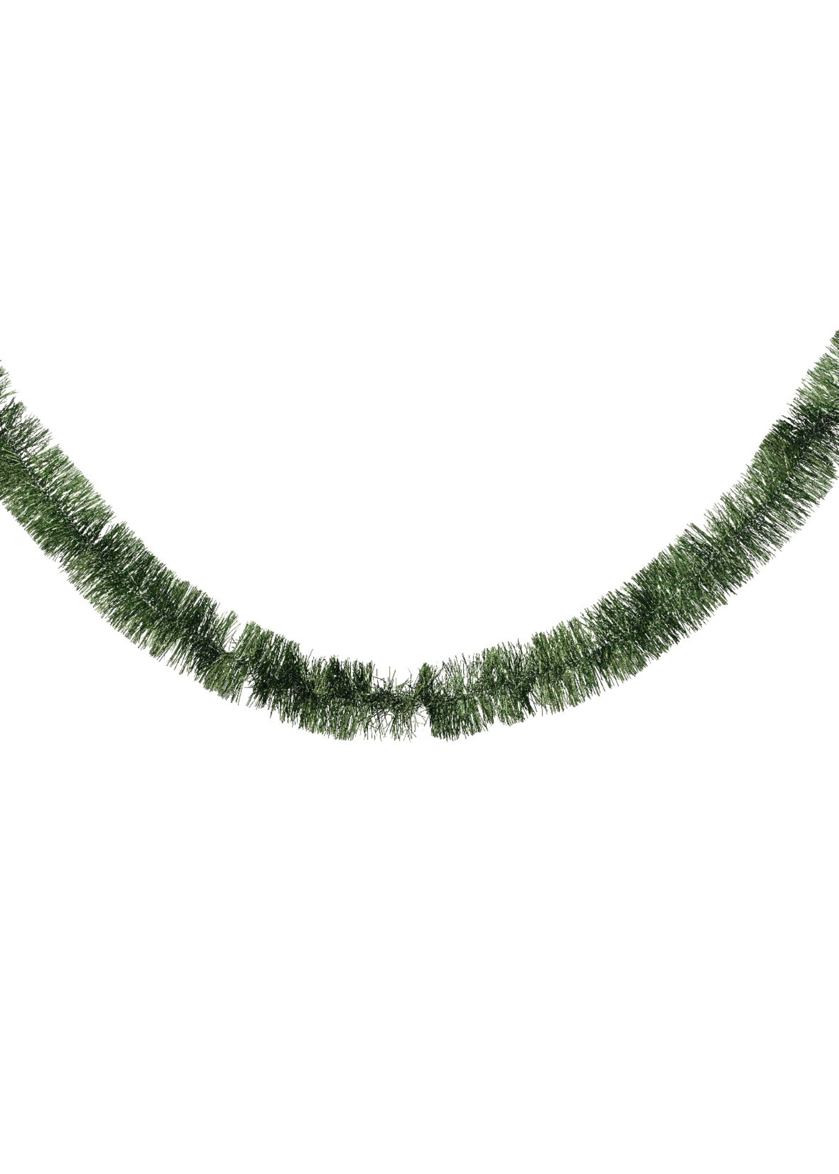 Pine Green Tinsel  2.7m x 7cm