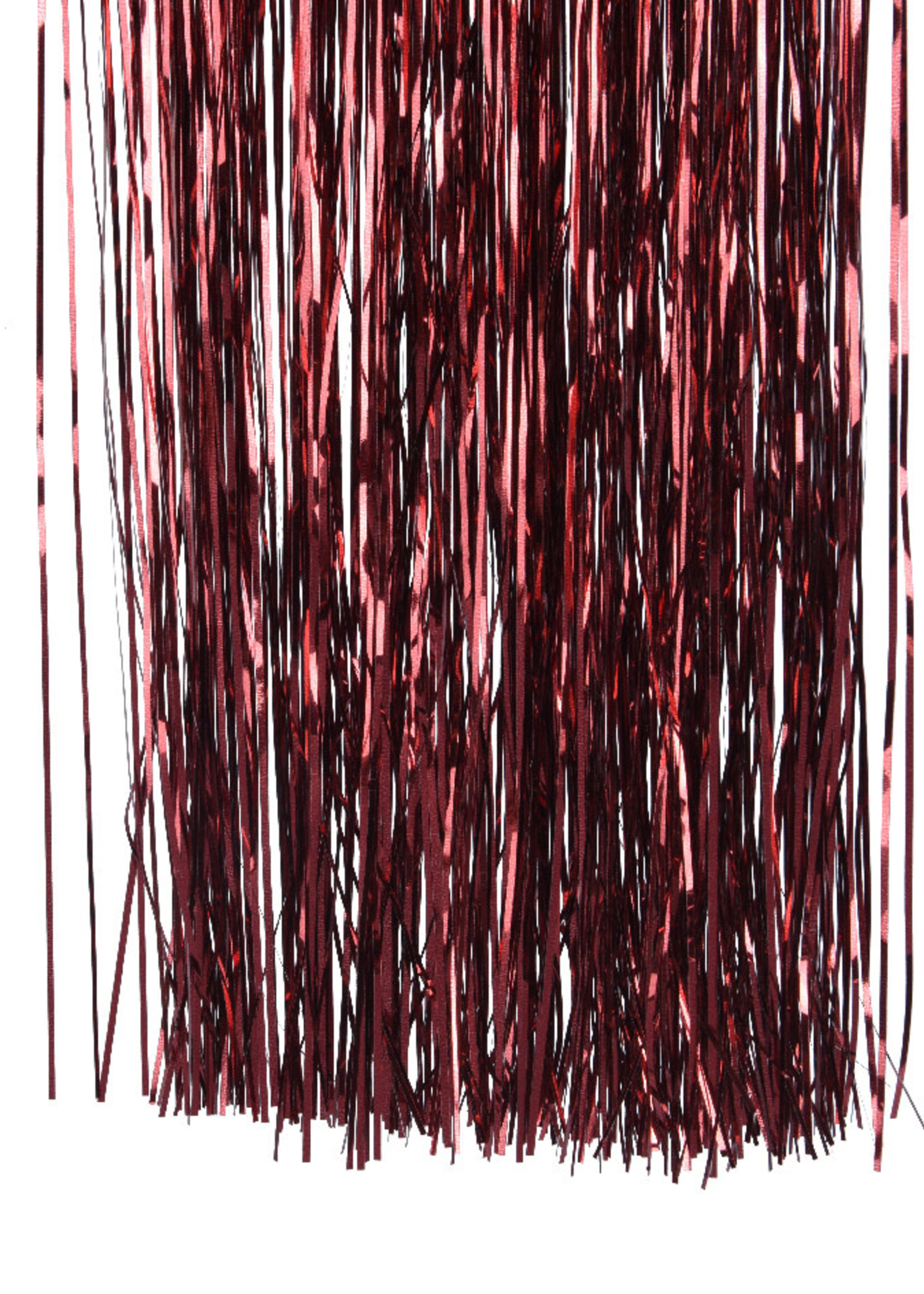 Lametta Angel Hair Tinsel Oxblood Red