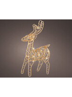 Lumineo Mini Wire Reindeer With Warm White LEDS Battery Indoor L.5cm W.12cm H.21cm