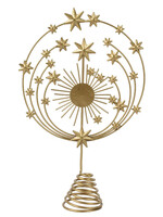 Decoris Gold Constellation Star Tree Topper