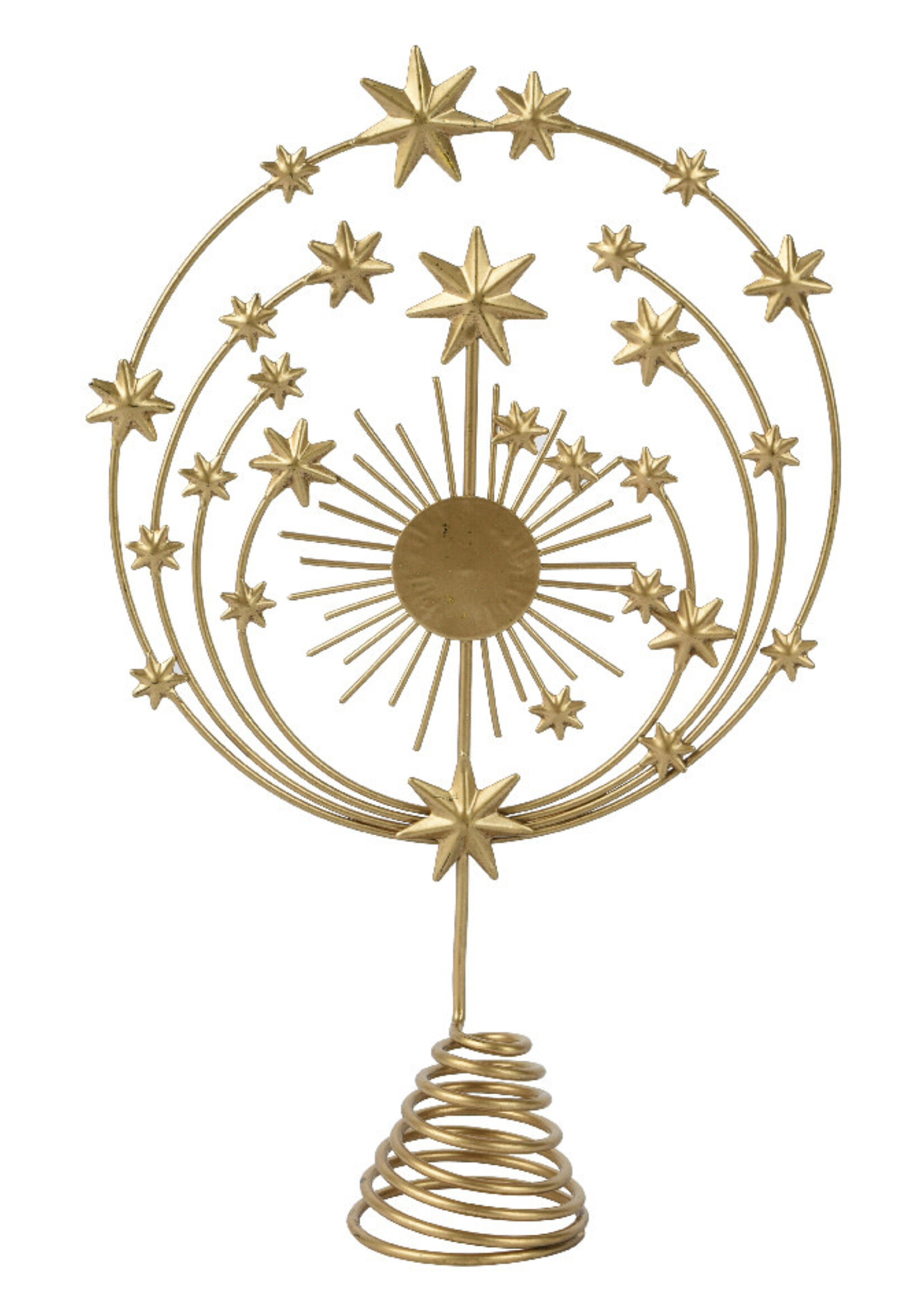 Decoris Gold Constellation Star Tree Topper