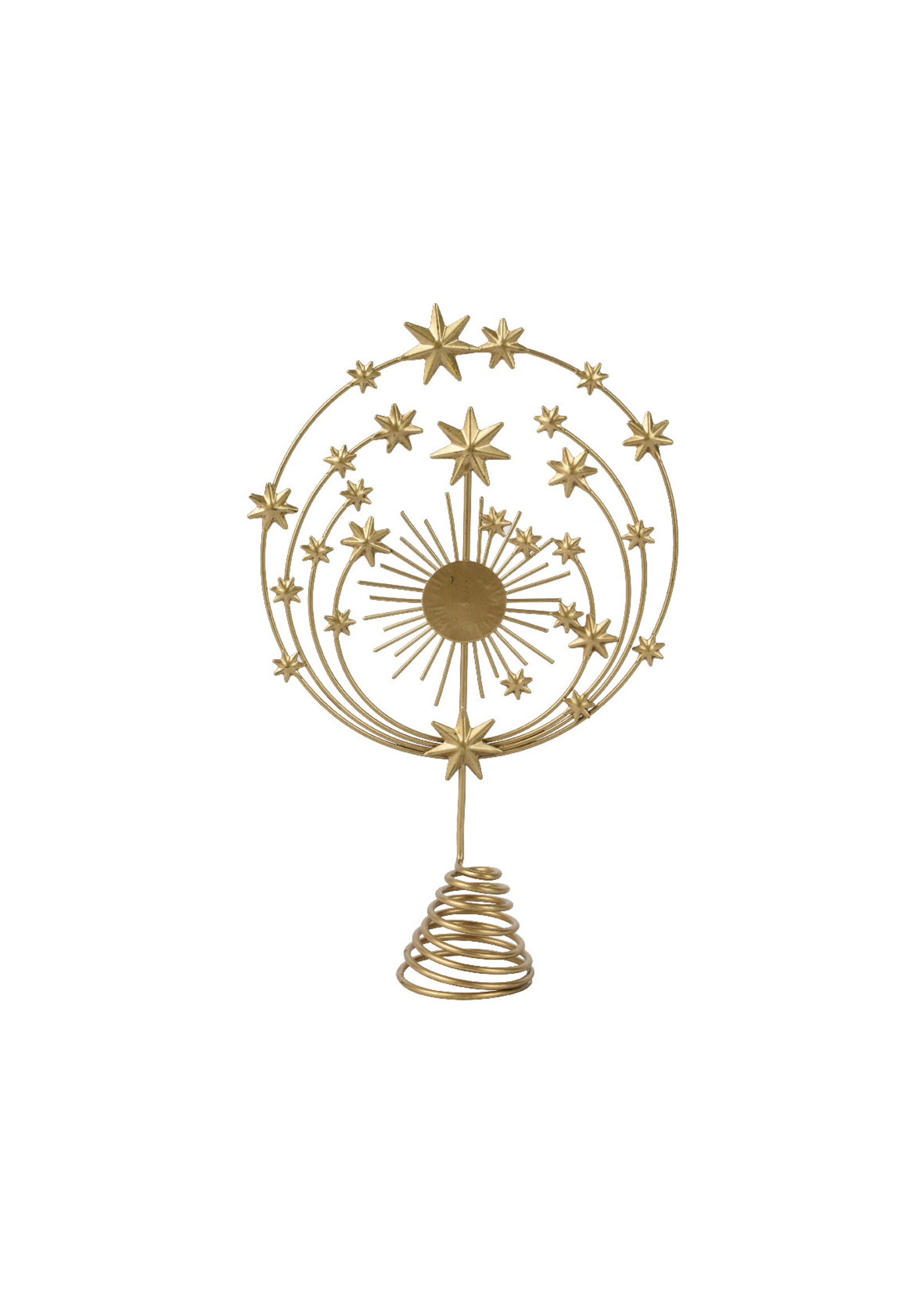 Decoris Gold Constellation Star Tree Topper