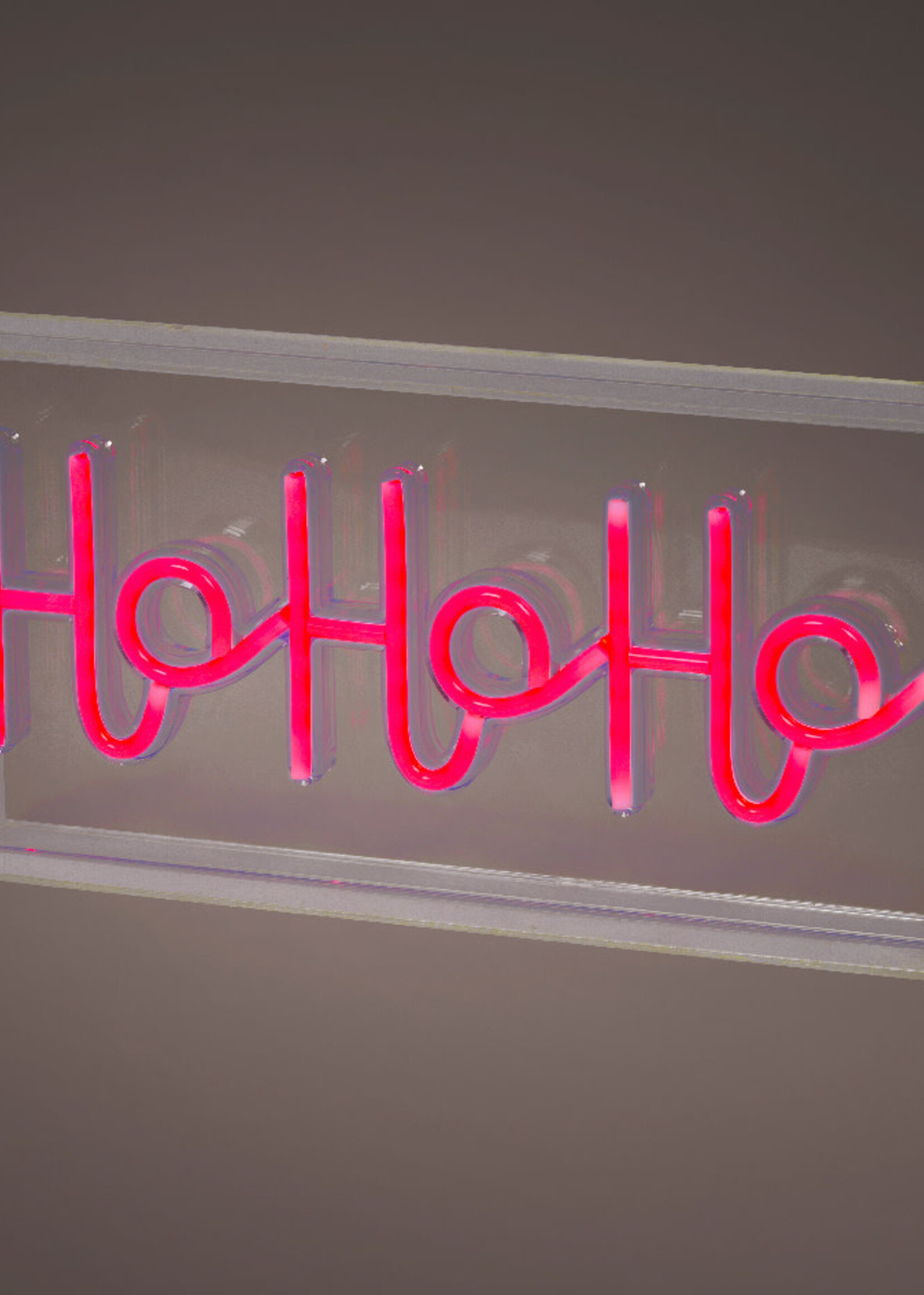 Lumineo HO HO HO Neon Light Up Sign - Usb Indoor