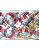 Decoris Rainbow Disco Mirror Ball 8 Pack  L4.00-W8.00-H16.00cm
