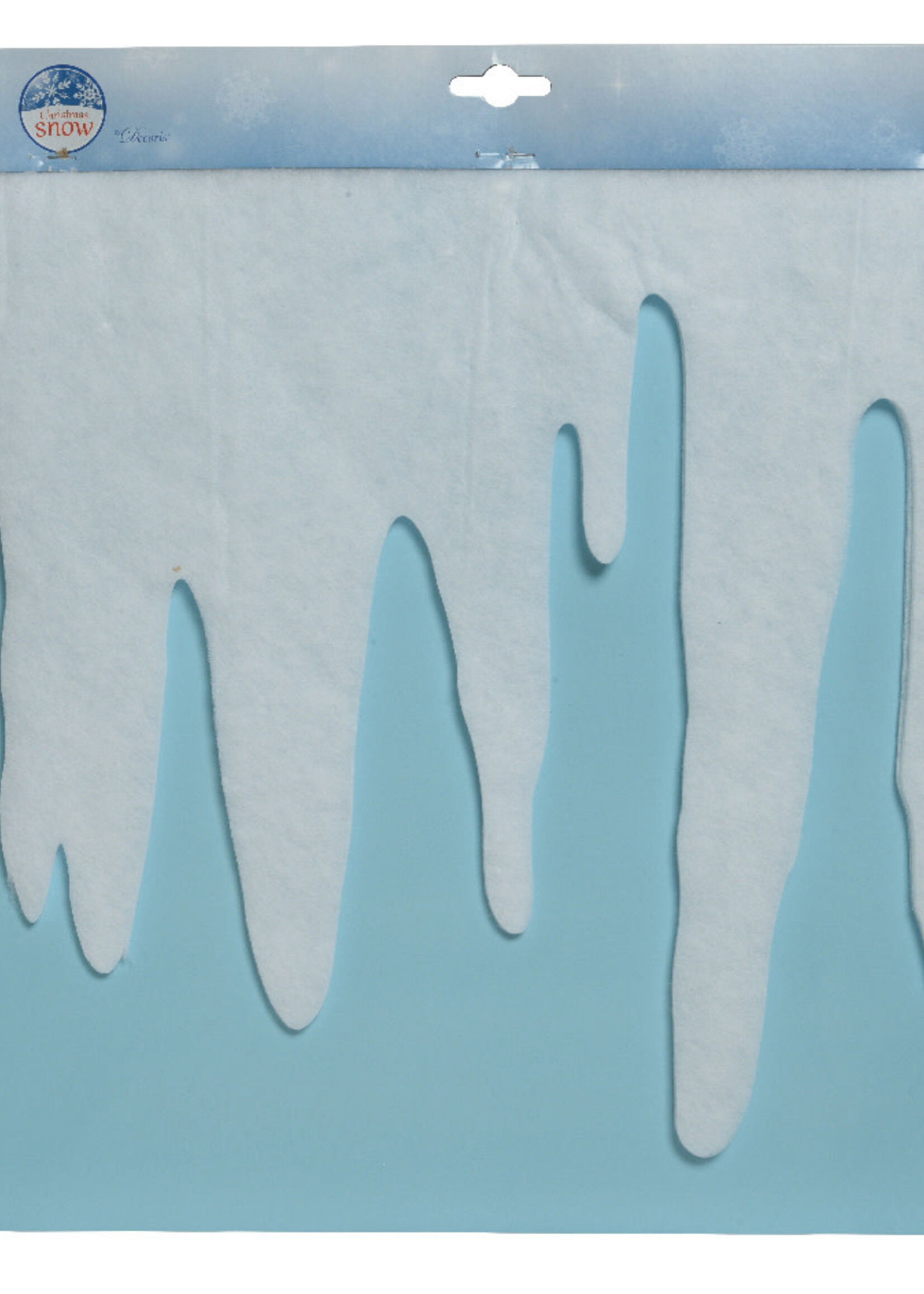 Snow Border Polyester Icicle L.40-W200-H32cm