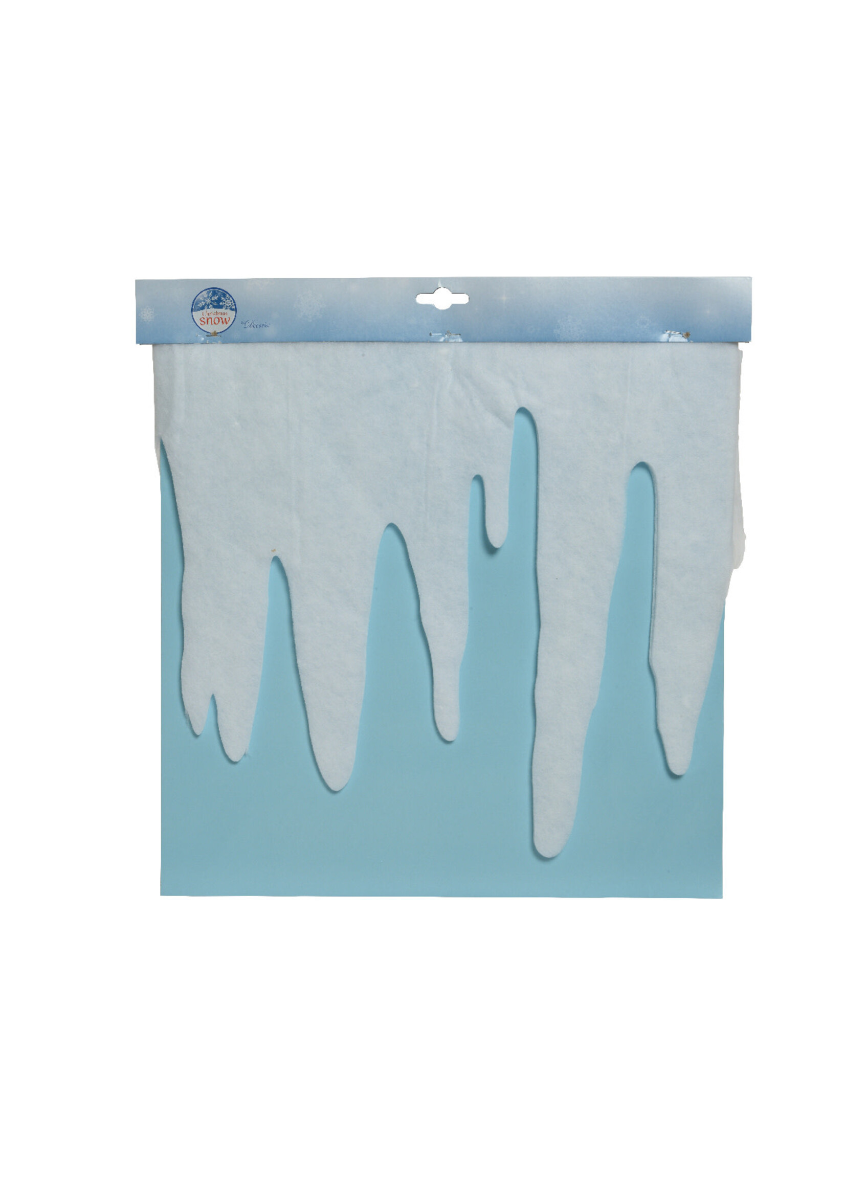 Snow Border Polyester Icicle L.40-W200-H32cm